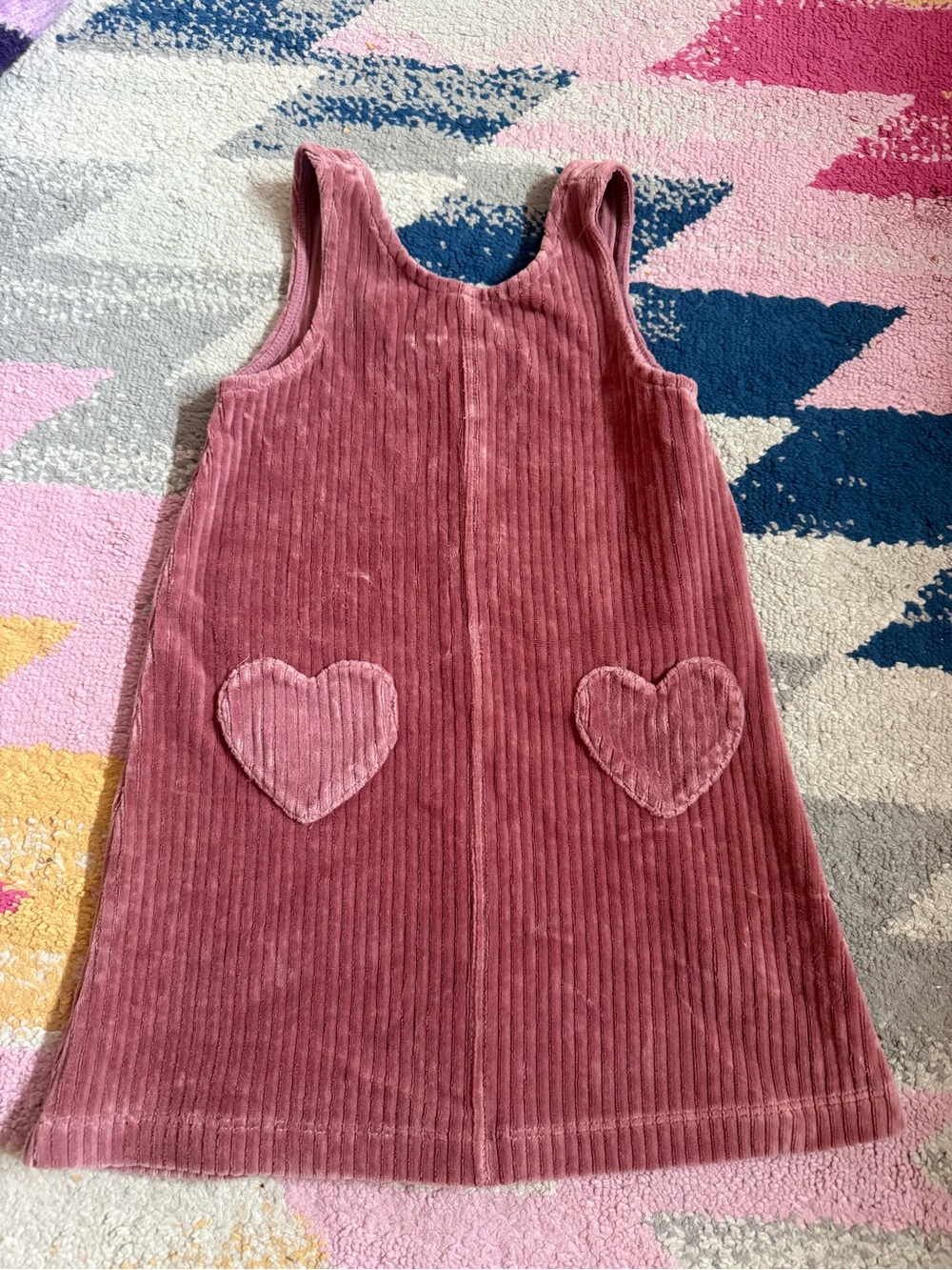 ZARA Corduroy Heart  Dress